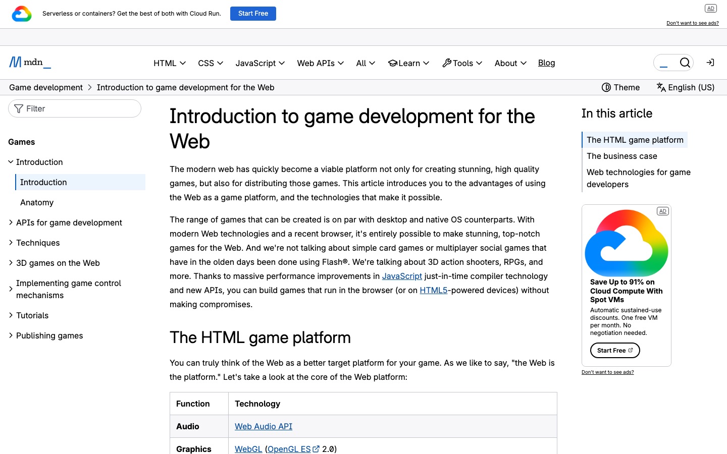 Official reference used in the Browser Game Performance Budgets analysis