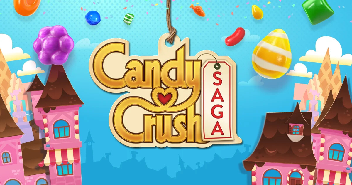 Official Candy Crush Saga official game visual used as a reference for Match-3 Game Art Design