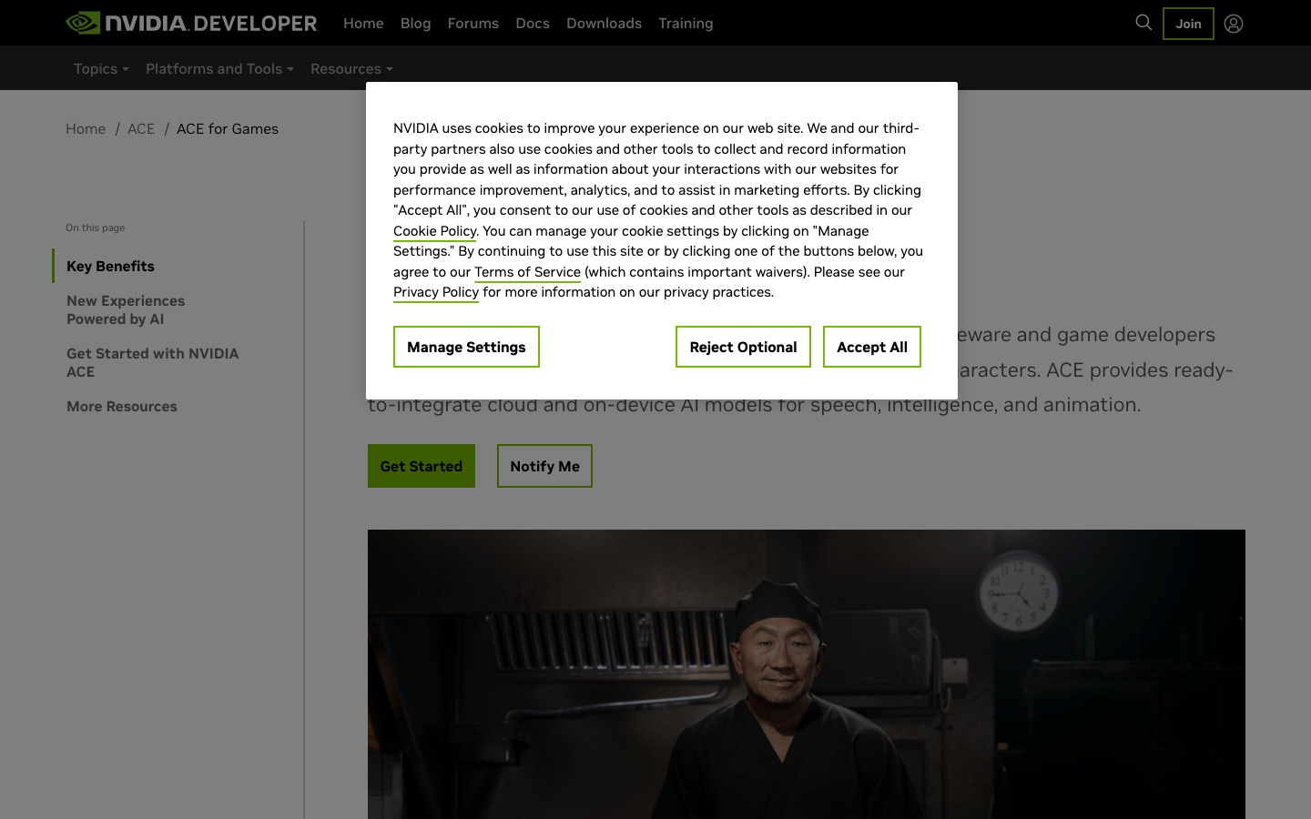 Official reference used in the NVIDIA ACE On-Device AI NPCs analysis