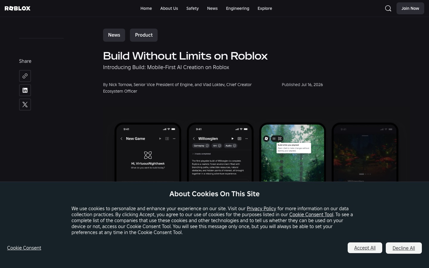 Official reference used in the Roblox Build Mobile AI Creation analysis