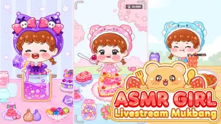 ASMR Girl: Livestream Mukbang