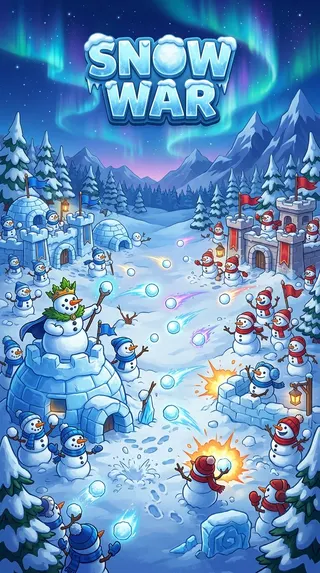 Snow War game cover