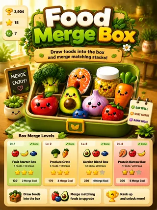 Food Box Merge game cover